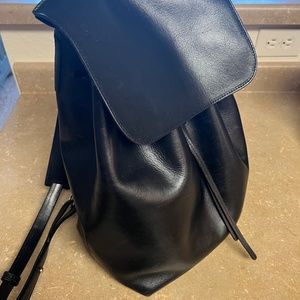 Mansur Gavriel Black leather Backpack - From Kardashian Kloset, Owned by Kourt